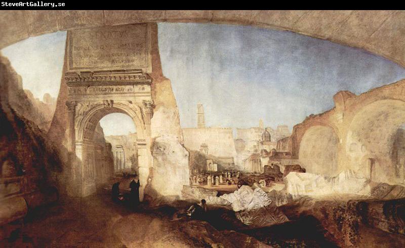 Joseph Mallord William Turner Das Forum Romanum, fur Mr. Soanes Museum